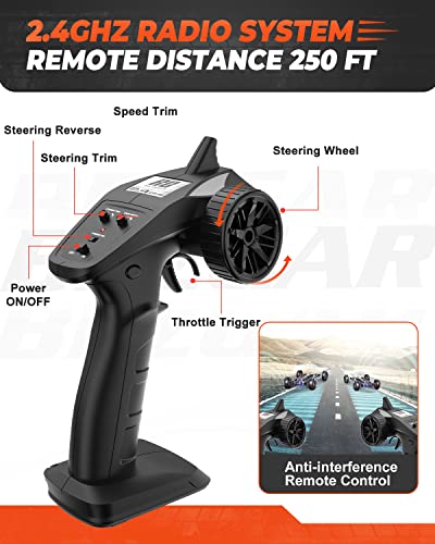 The Blizzard Remote Control Offroad Waterproof High Speed 40 Km/h