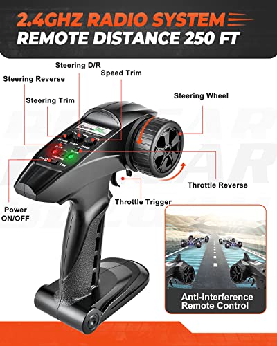 The Blizzard Remote Control Offroad Waterproof High Speed 40 Km/h