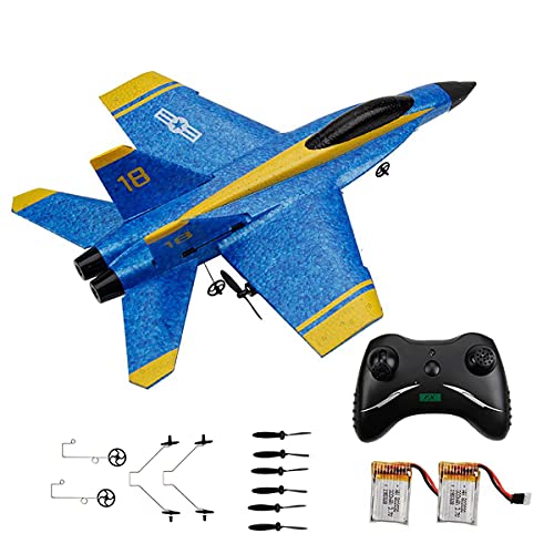 2.4GHz Radio Control F18 Jet Aircraft with 2 Batteries