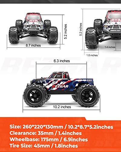 The Blizzard Remote Control Offroad Waterproof High Speed 40 Km/h