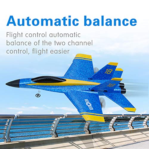 2.4GHz Radio Control F18 Jet Aircraft with 2 Batteries