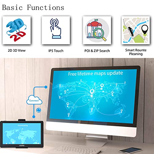 GPS Navigation Truck Drivers Free Lifetime Updates