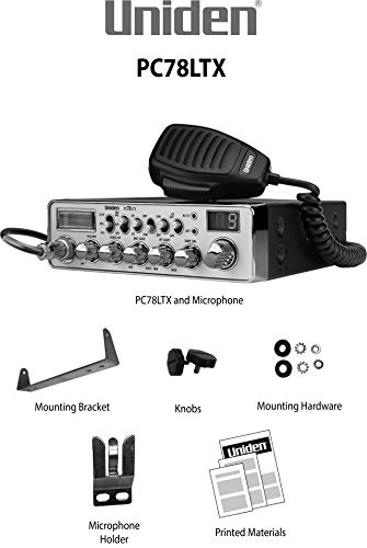 40-Channel Trucker's CB Radio with Integrated SWR Meter