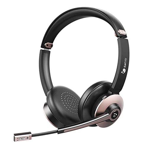 Wireless Headphones with Microphone Noise Cancelling,